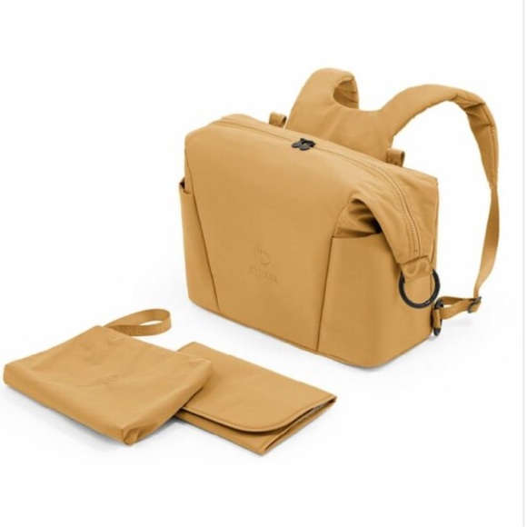 Stokke Xplory X Changing Bag Shoulder Bag or Backpack in Golden Yellow - Picture 1 of 13